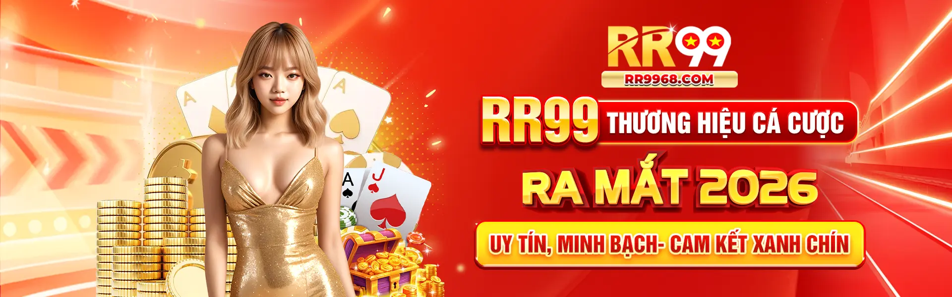 Banner RR99 thương hiệu cá cược mới ra mắt cam kết cá cược xanh chín
